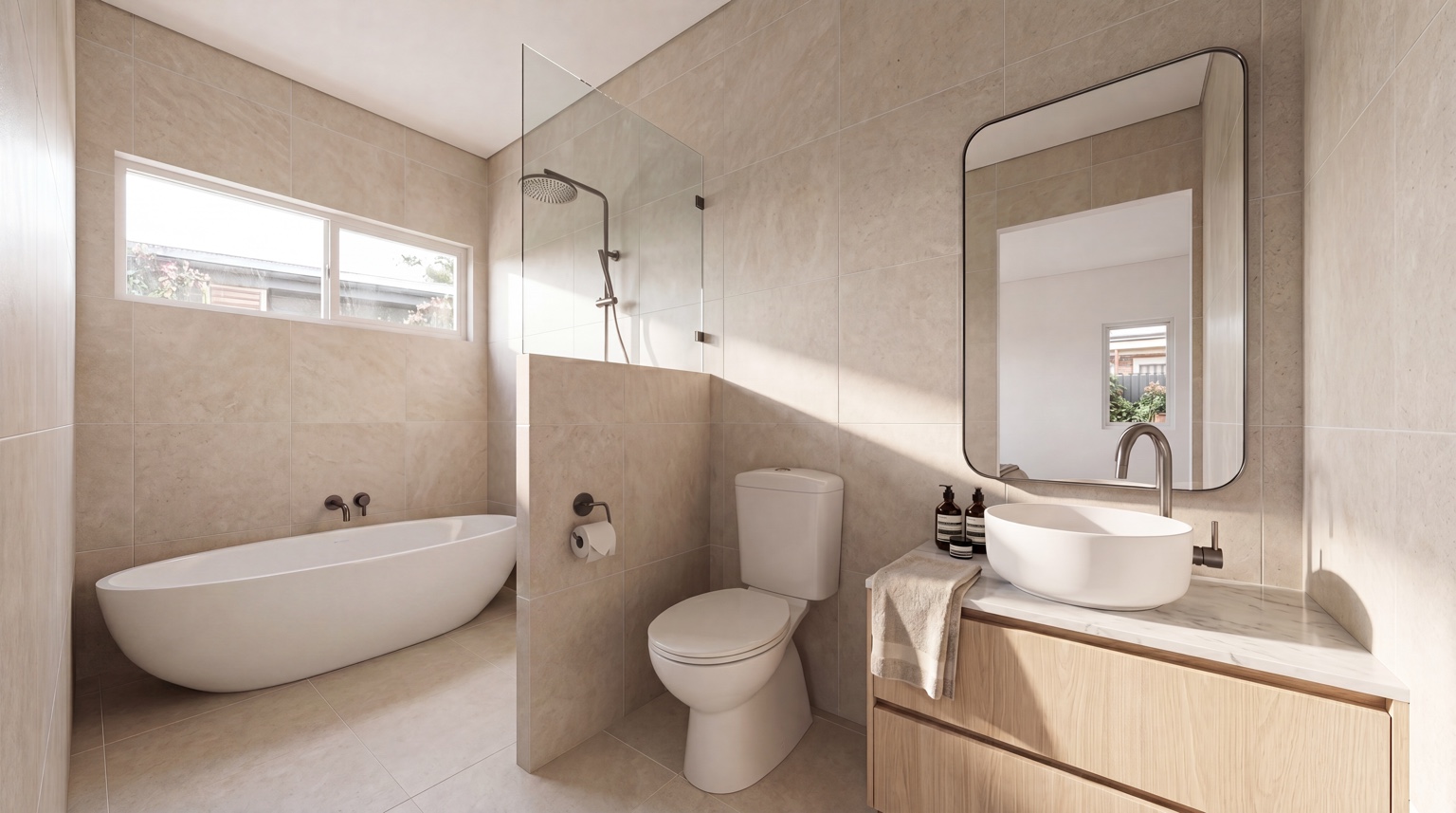 Day Dawn Rise bathroom artist impression